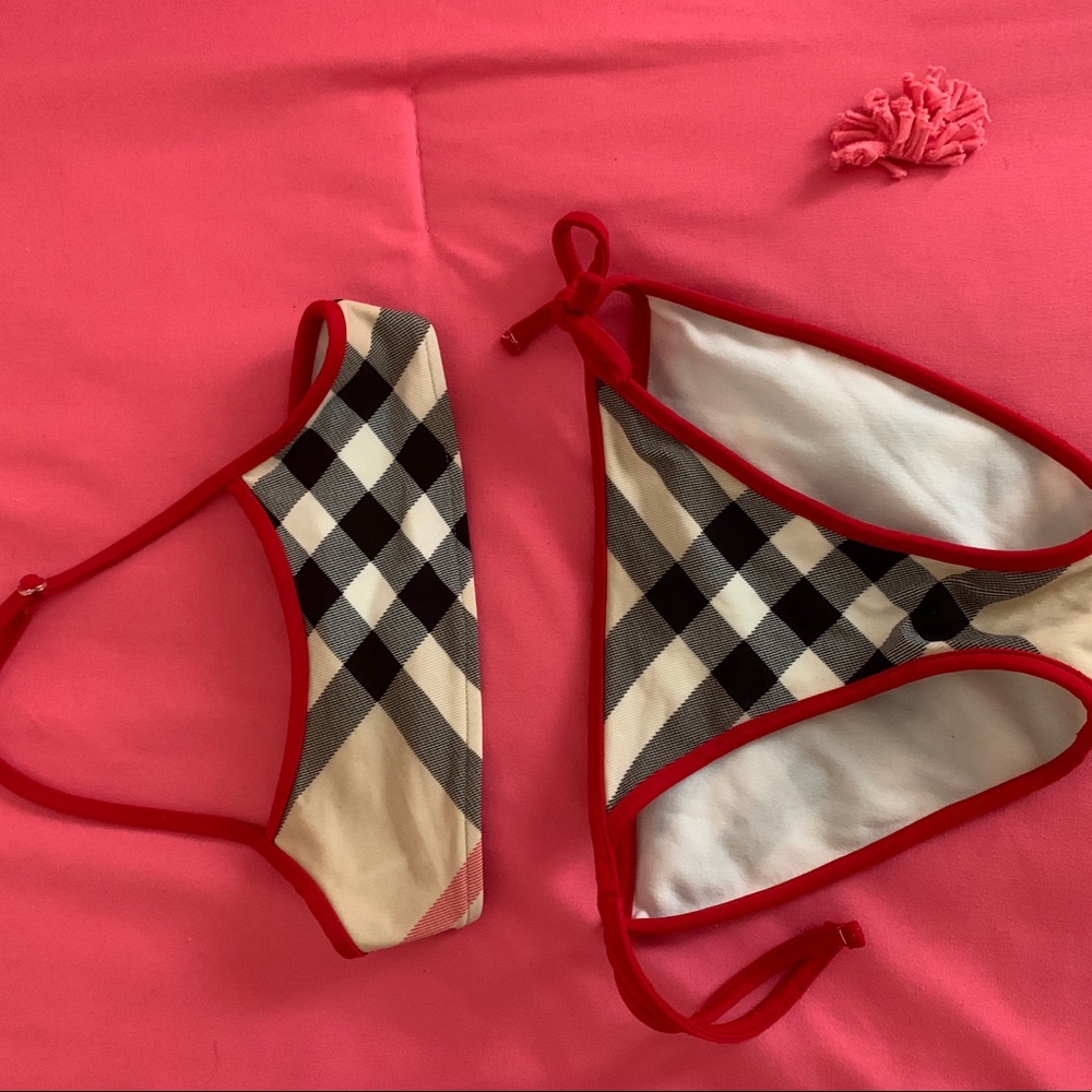 Girl’s 2pc Burberry Bikini.